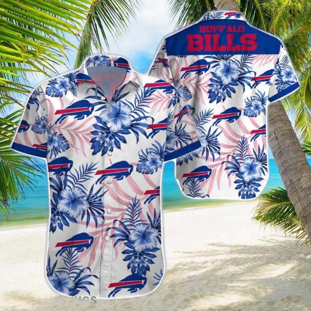 Beach Shirt Buffalo Bills 3D Printing Hawaiian Shirt NFL Shirt For Fans