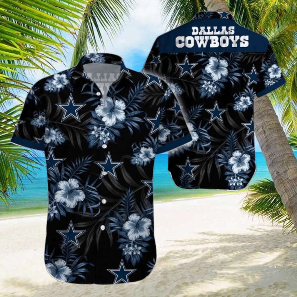 Beach Shirt Dallas Cowboys Tropical 3D Hawaiian Shirt Big Fans Gift