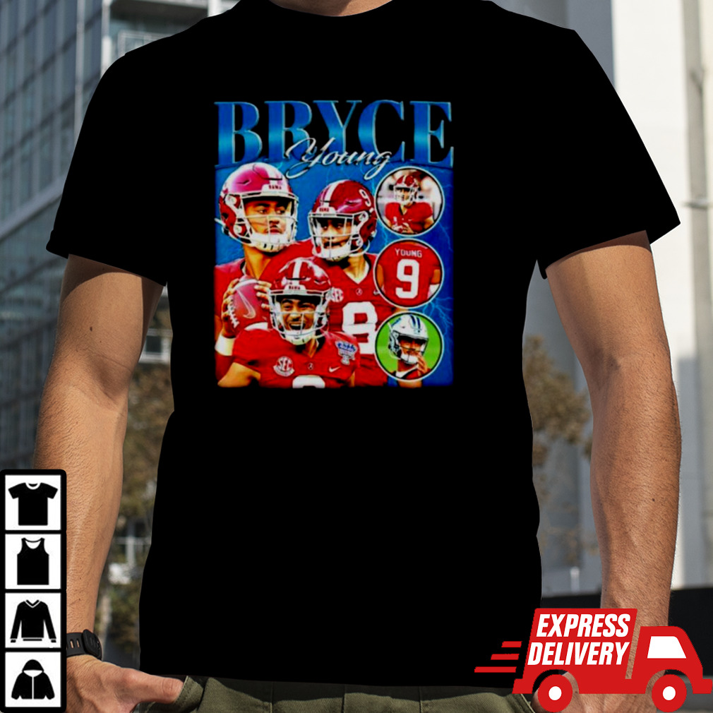 Bryce Young Alabama Crimson Tide football graphic shirt