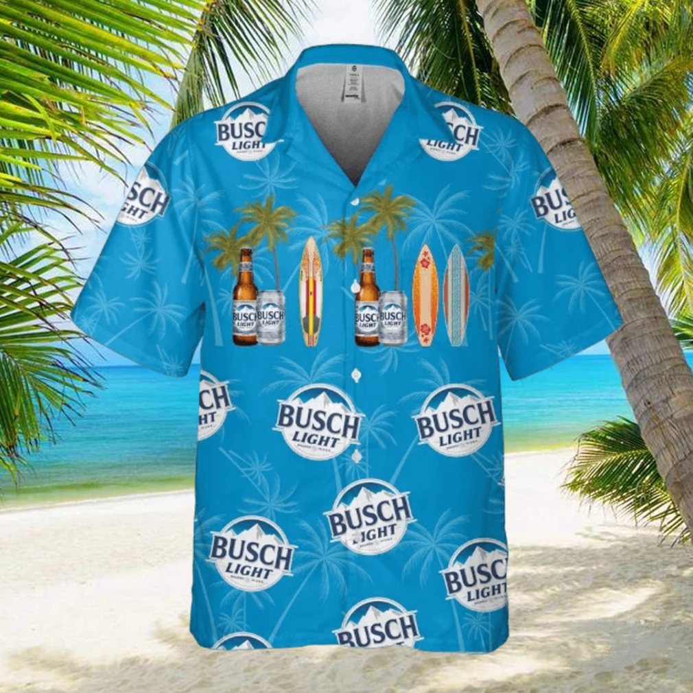 Busch Light Hawaiian Shirt Summer Beach For Surfing Lover