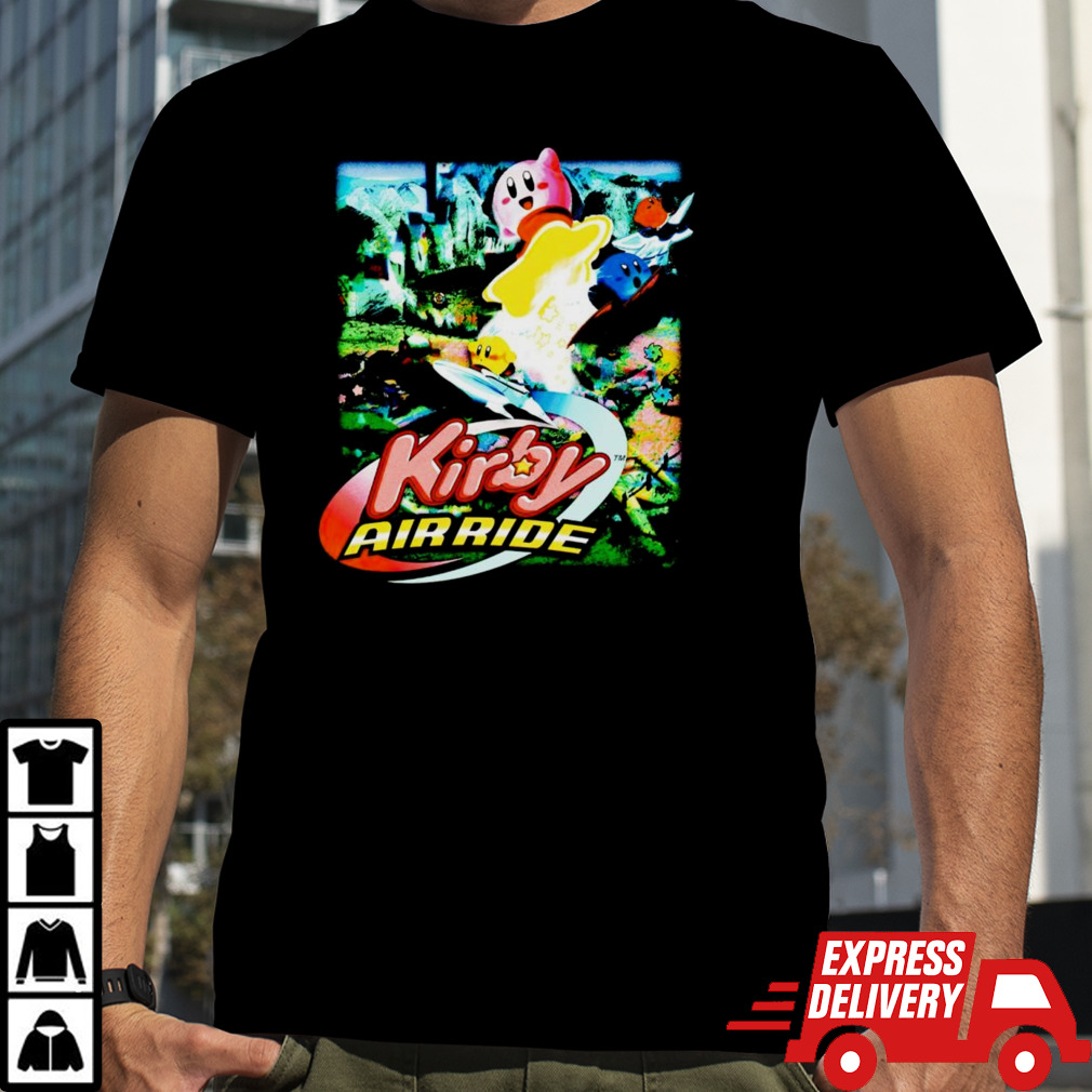 Kirby air ride cartoon shirt