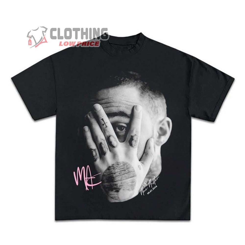 Mac Miller T-Shirt, Mac Miller Rap Tee, Malcolm Mccormick Pittsburgh Concert, Mac Miller Fan Gift