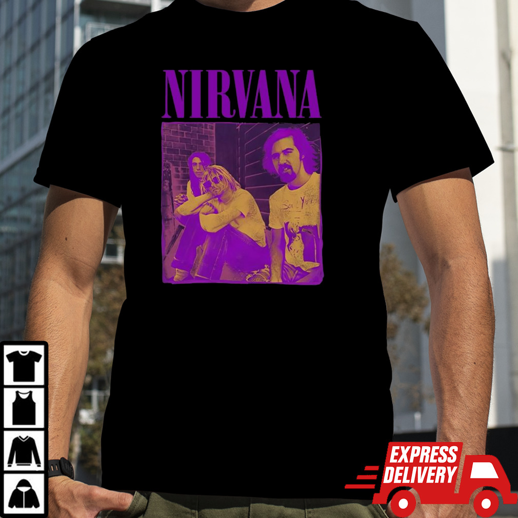 Nirvana Purple Group Shirt