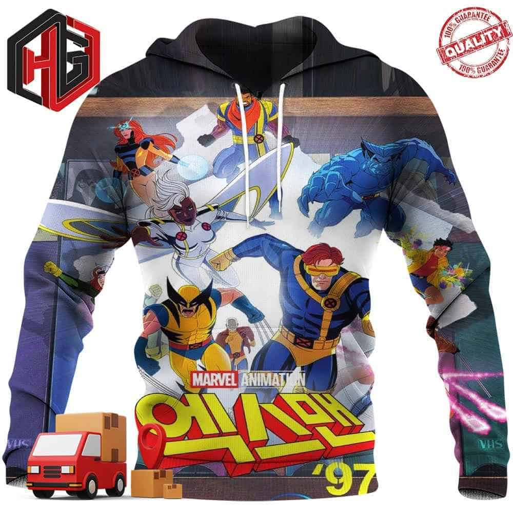 Official Poster For X-men 97 Via Marvel Korea Instagram 3D Hoodie T-Shirt