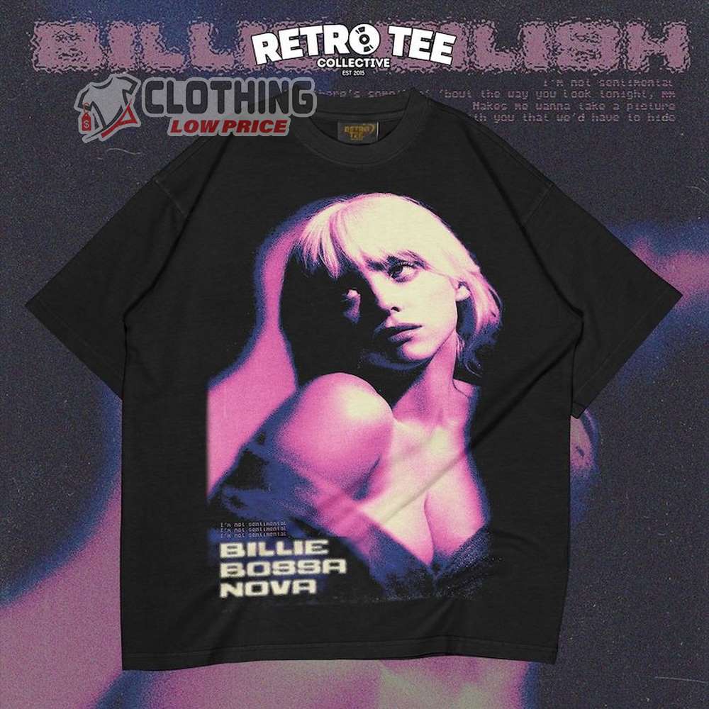 Retro Billie Eilish T-Shirt, Vintage 90S Billie Homage Shirt, Billie Eilish Fan Gift