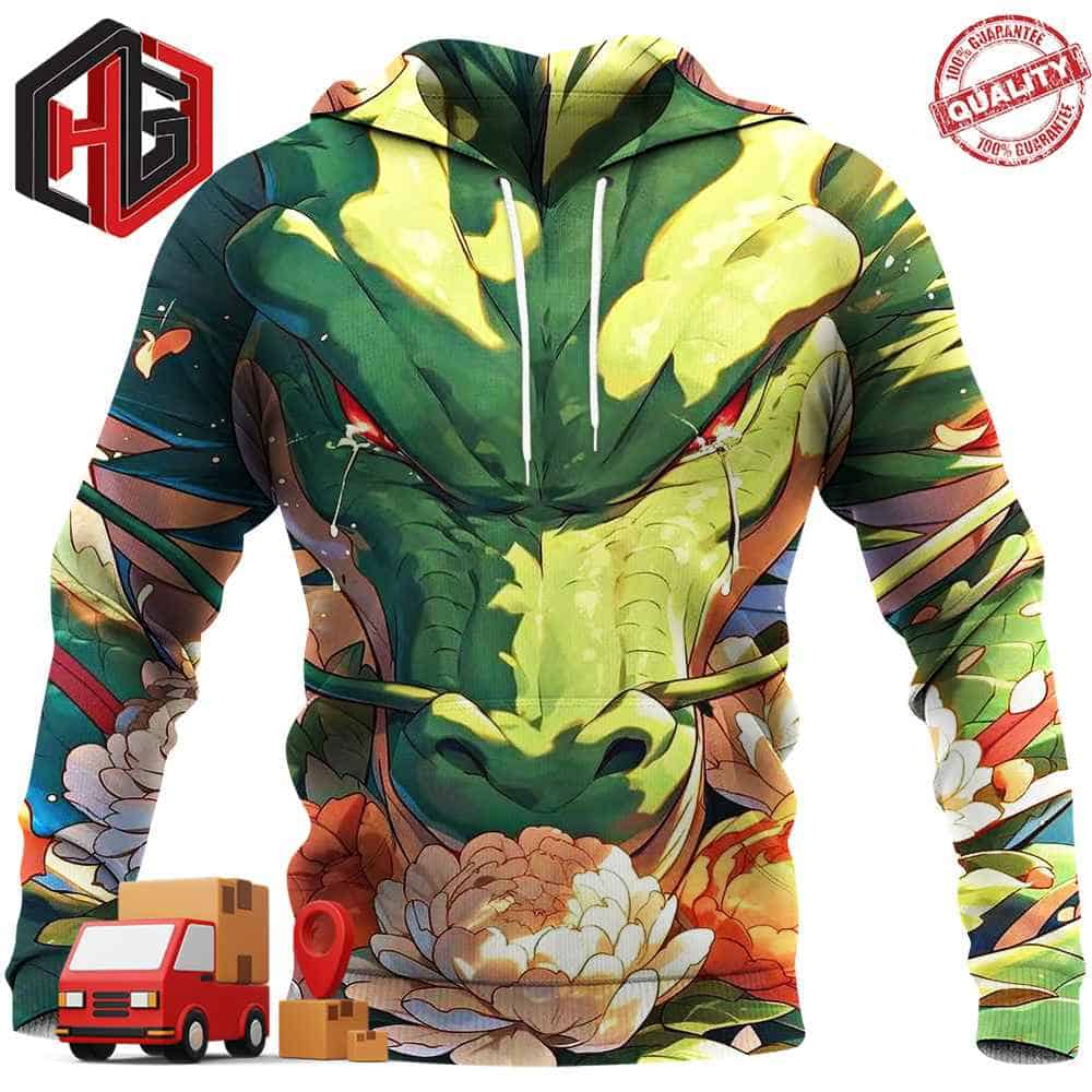 Shenron Dragon God of Earth Rest In Peace Akira Toriyama 3D Hoodie T-Shirt