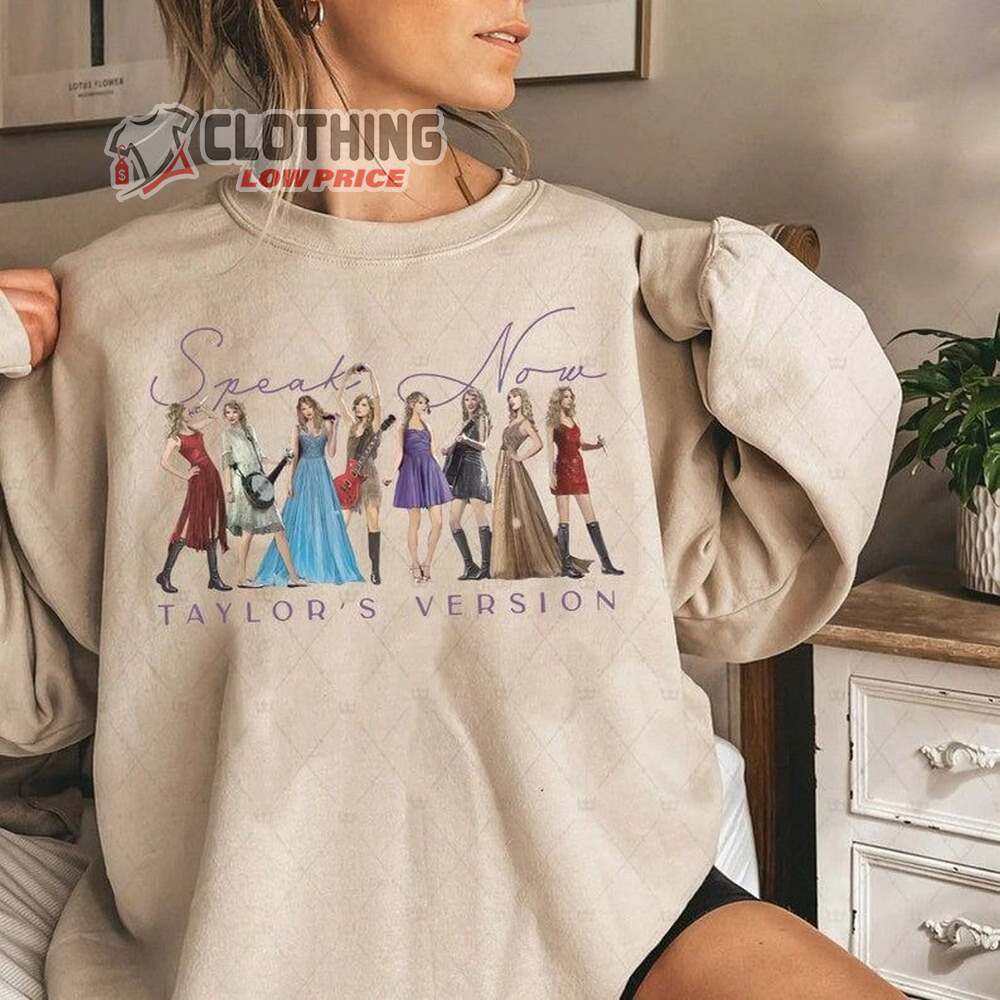 Speak Now Taylor Version Eras Sweatshirt, Speak Now Trend Shirt, Concert Shirt, Taylor Swift Fan Gift