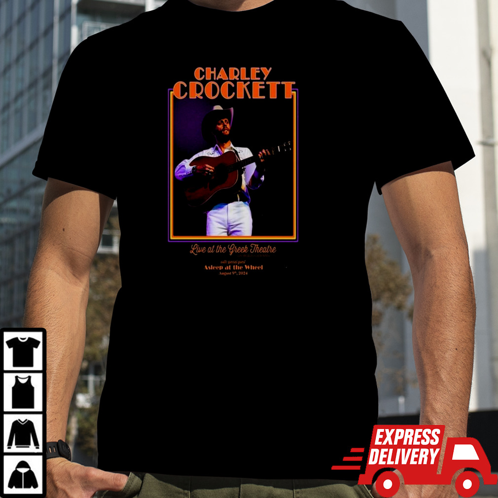 Charley Crockett August 9th, 2024 The Greek Theatre, Los Angeles T-shirt