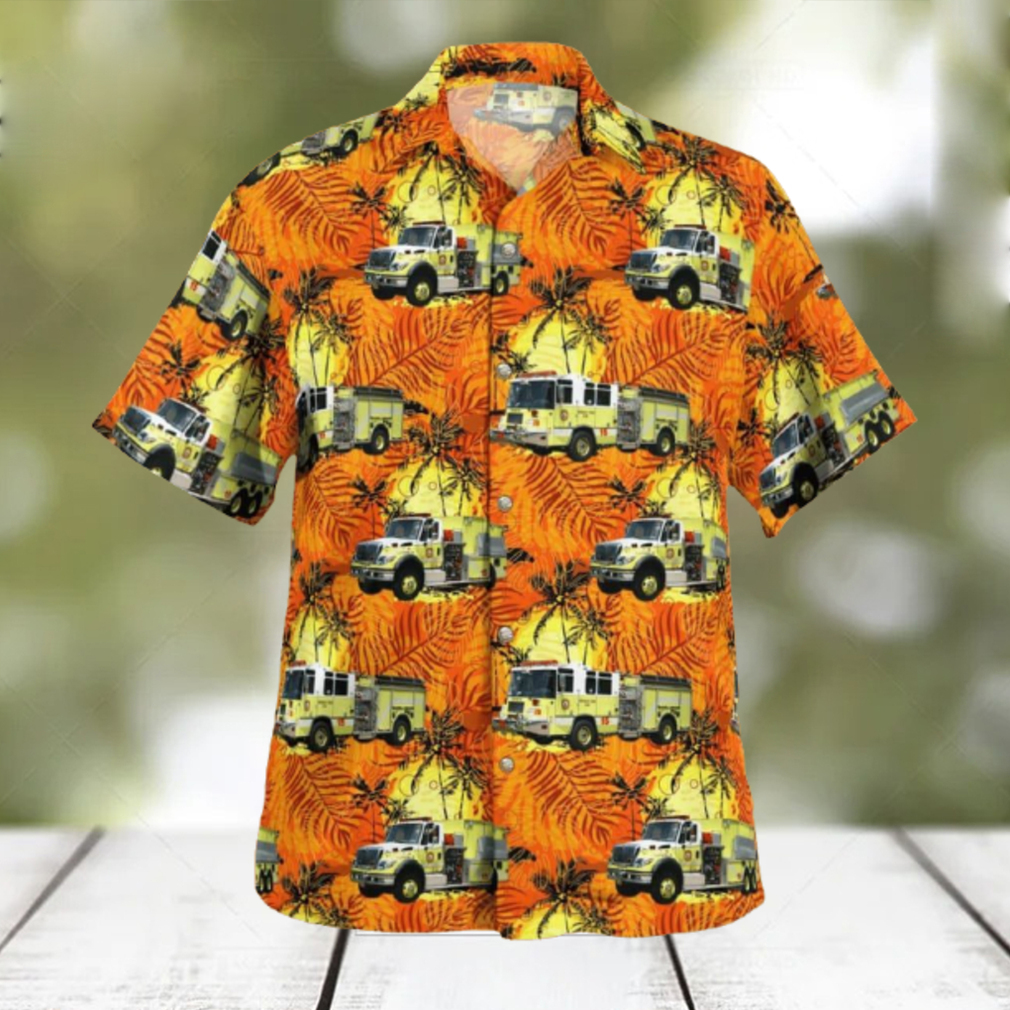 Henrico County Virginia Henrico County Division of Fire Company 15 – Glen Allen Area Station Hawaiian Shirt