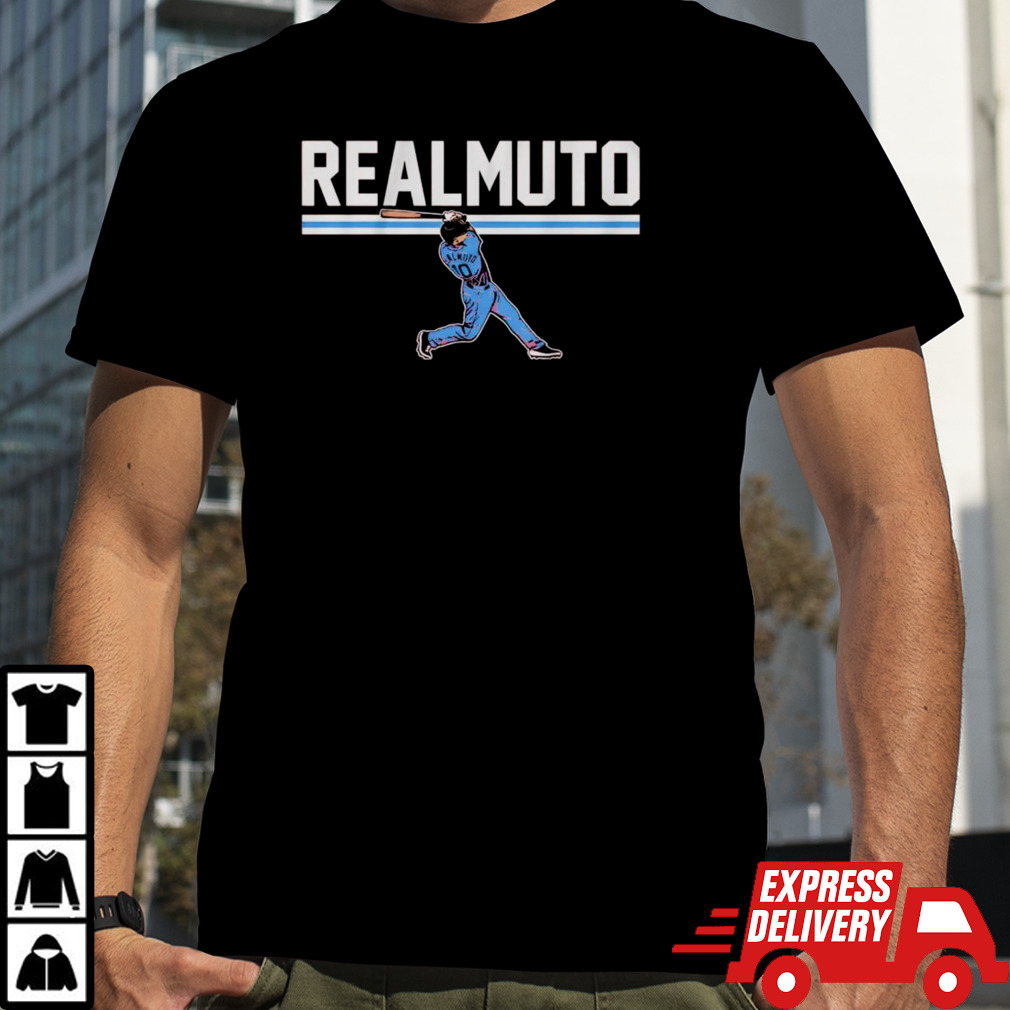 J.t. Realmuto Philadelphia Phillies slugger swing shirt