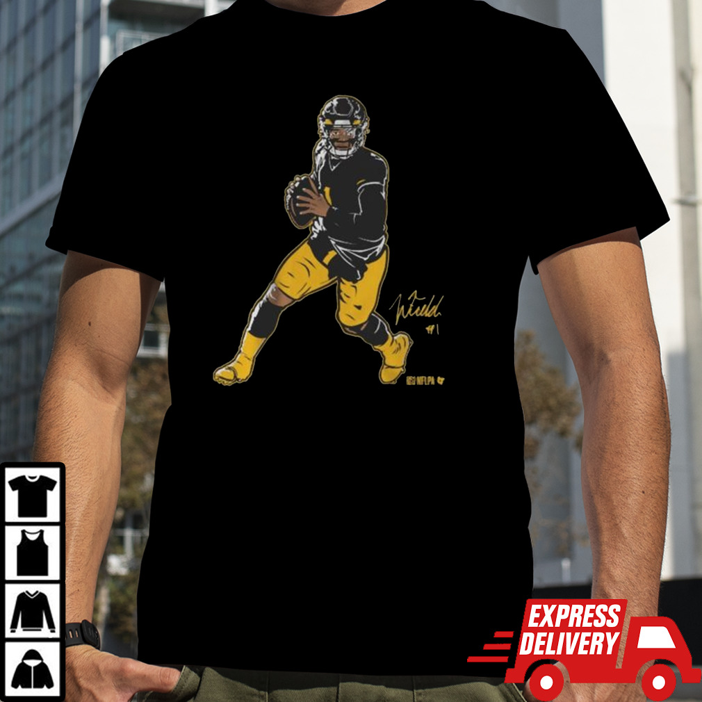 Justin Fields Superstar Pose Signature Shirt