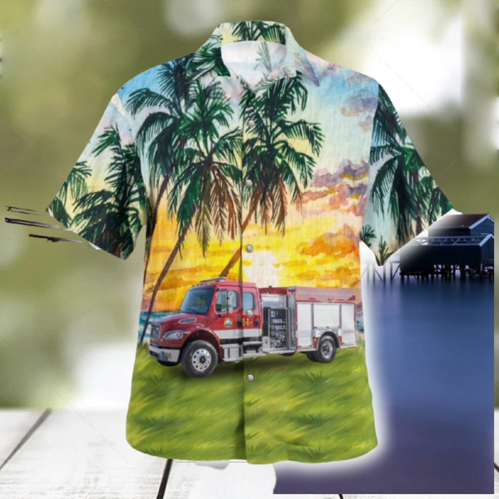 Moore Haven Florida Glades County Public Safety Hawaiian Shirt