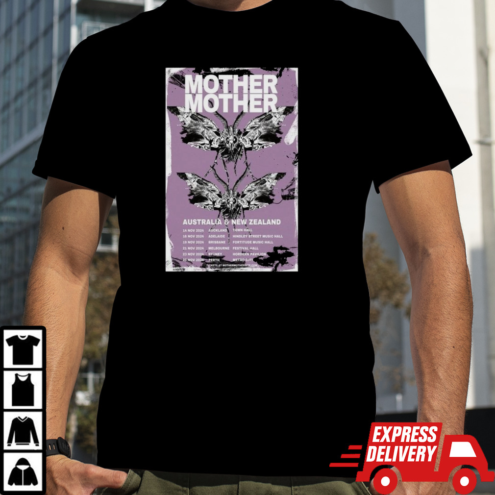 Mother Mother Australia And New Zealand Tour 2024 T-shirt