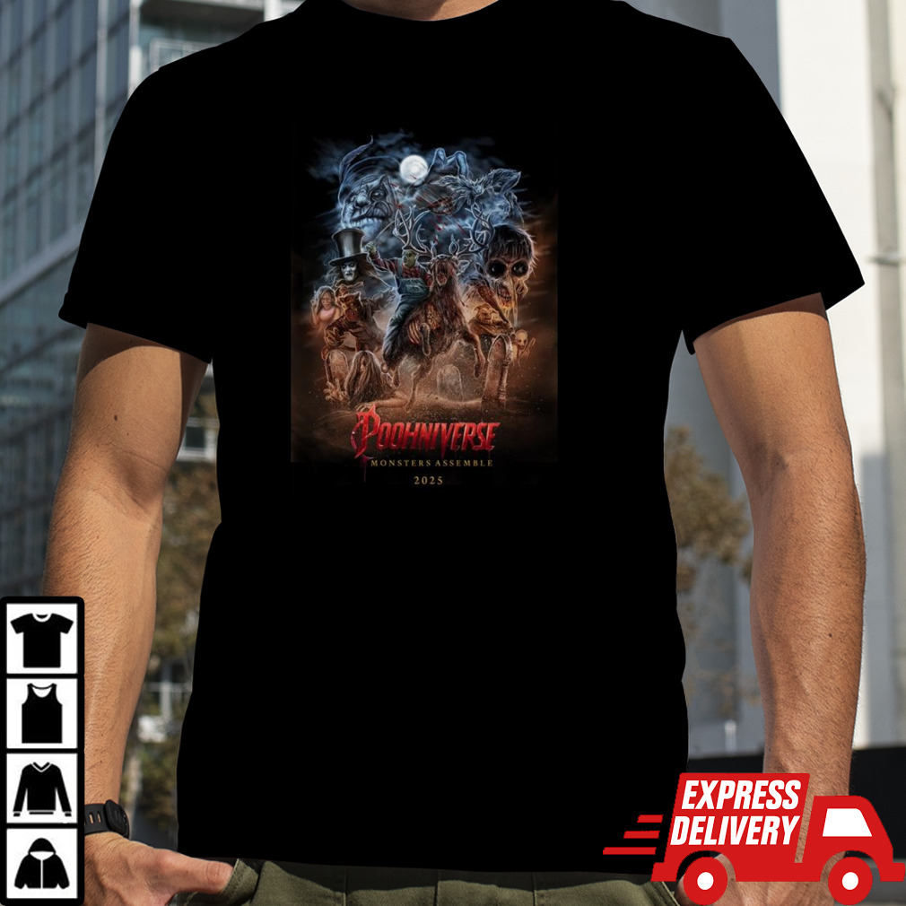 Poohniverse Monsters Assemble 2025 T-shirt