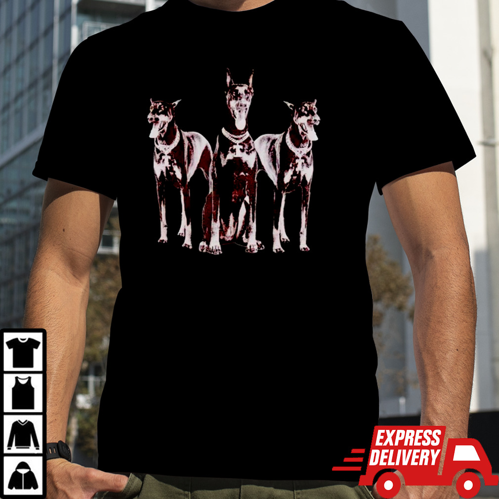 Records classic doberman shirt