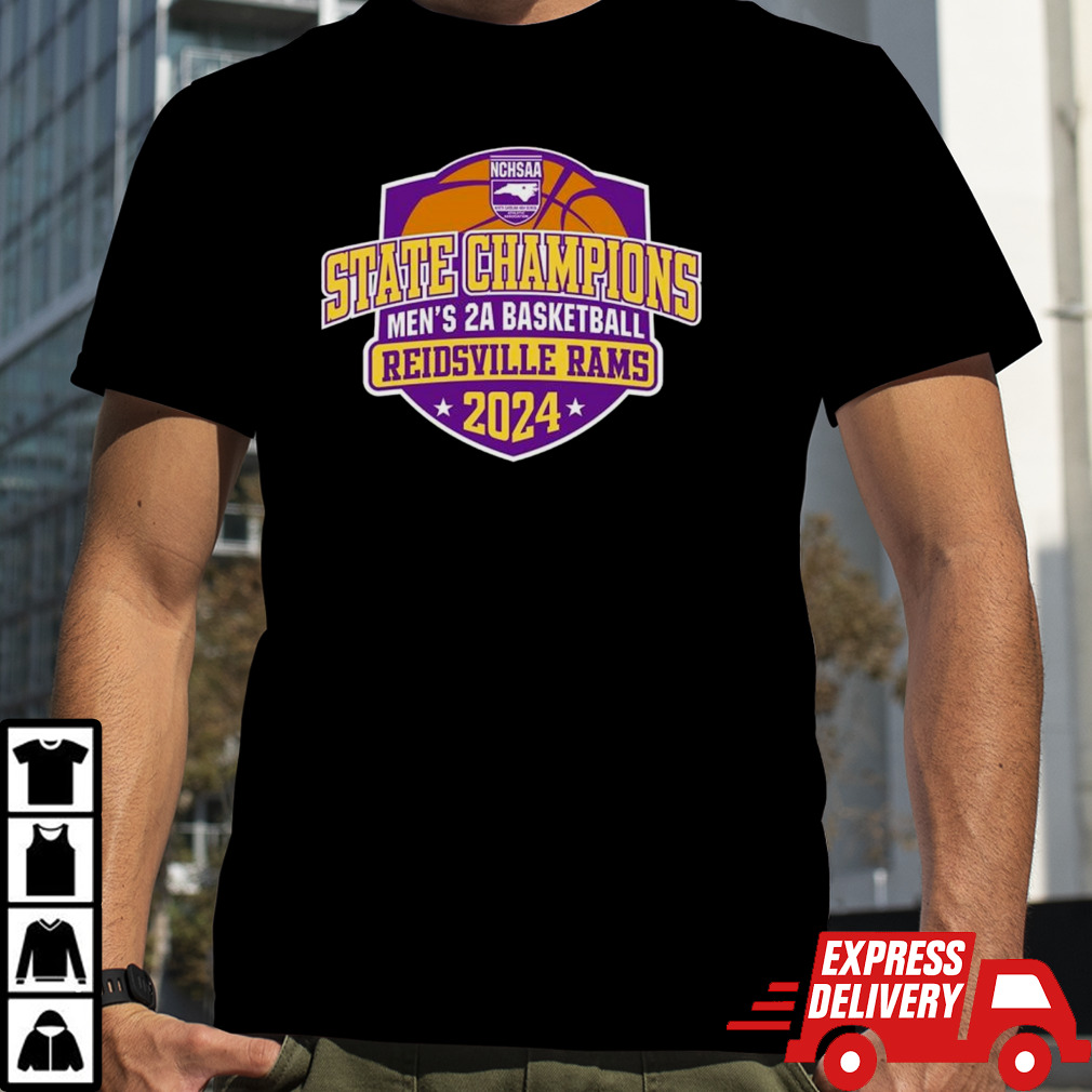 Reidsville Rams 2024 NCHSAA Men’s 2A basketball State Champions shirt