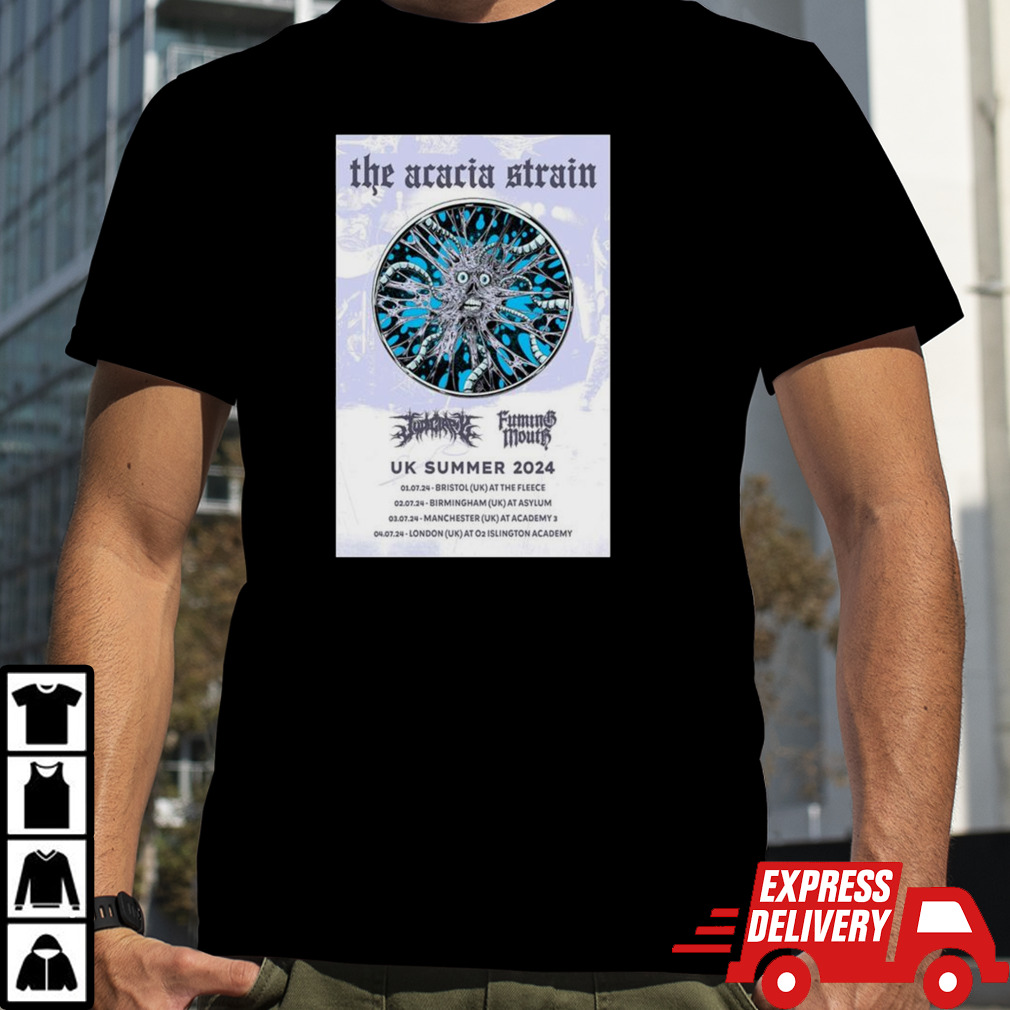 The Acacia Strain Uk Summer Tour 2024 T-shirt