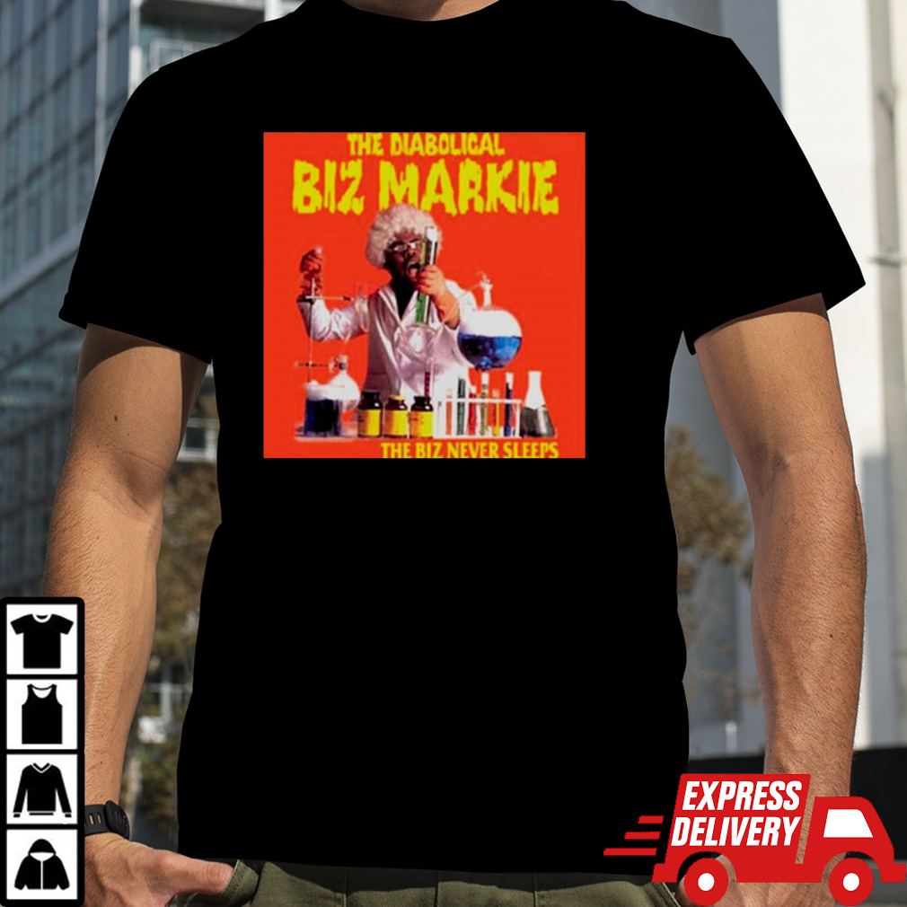 The Diabolical Biz Markie The Biz Never Sleeps shirt