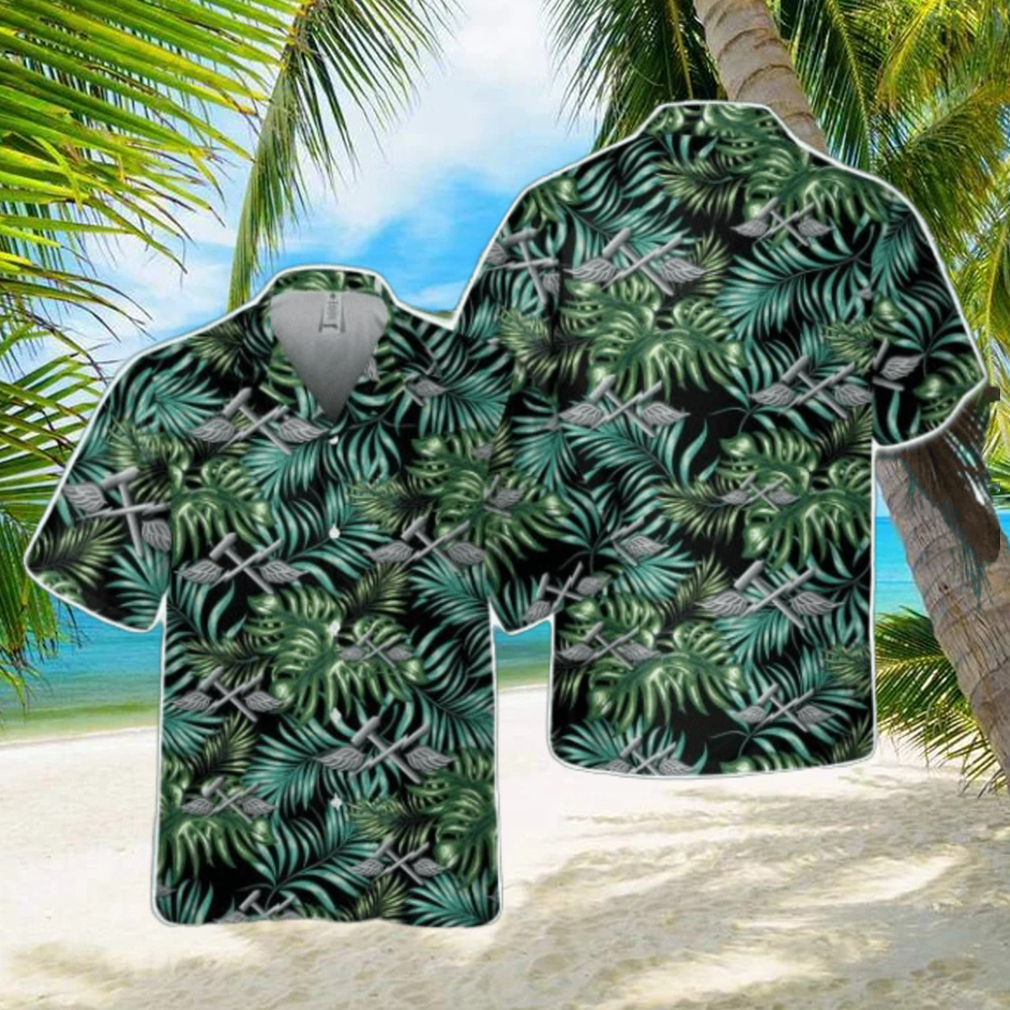 US Navy Aviation Support Equipment Technician Pocket Tropical 3D Hawaiian Shirt US Navy Summer Gift