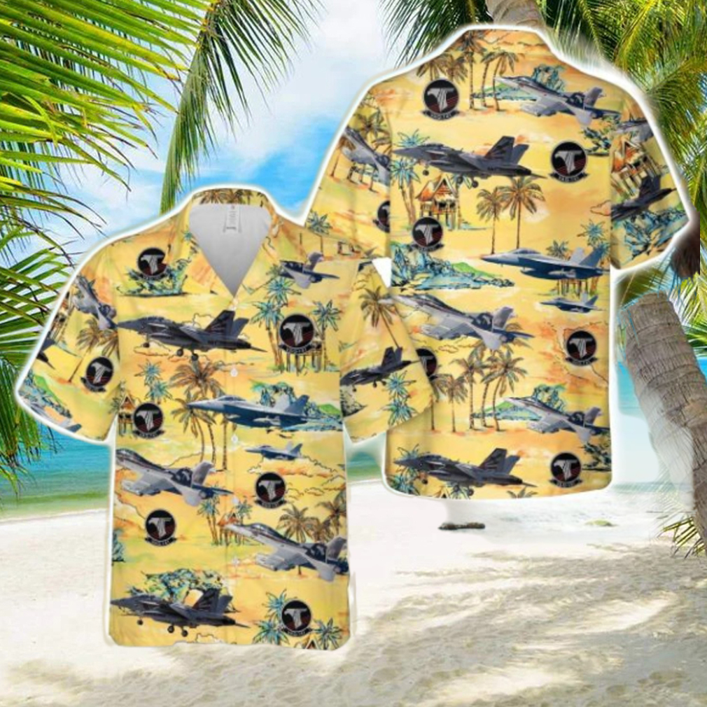 US Navy Boeing EA 18G Growler Of VAQ 141 ‘Shadowhawks’ Hawaiian Shirt US Navy Beach Shirt Gift