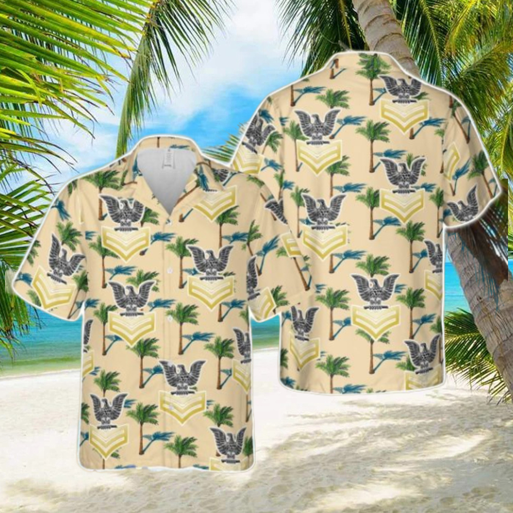 US Navy Petty officer first class E 6 Tropical 3D Hawaiian Shirt US Navy Summer Gift