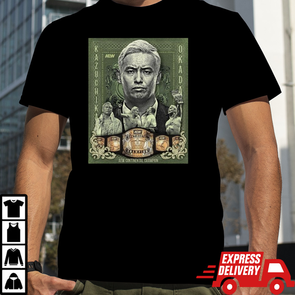 WWE Kazuchika Okada Aew Continental Champion Shirt