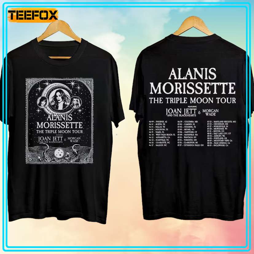 Alanis Morissette The Triple Moon Tour 2024 Unisex T-Shirt