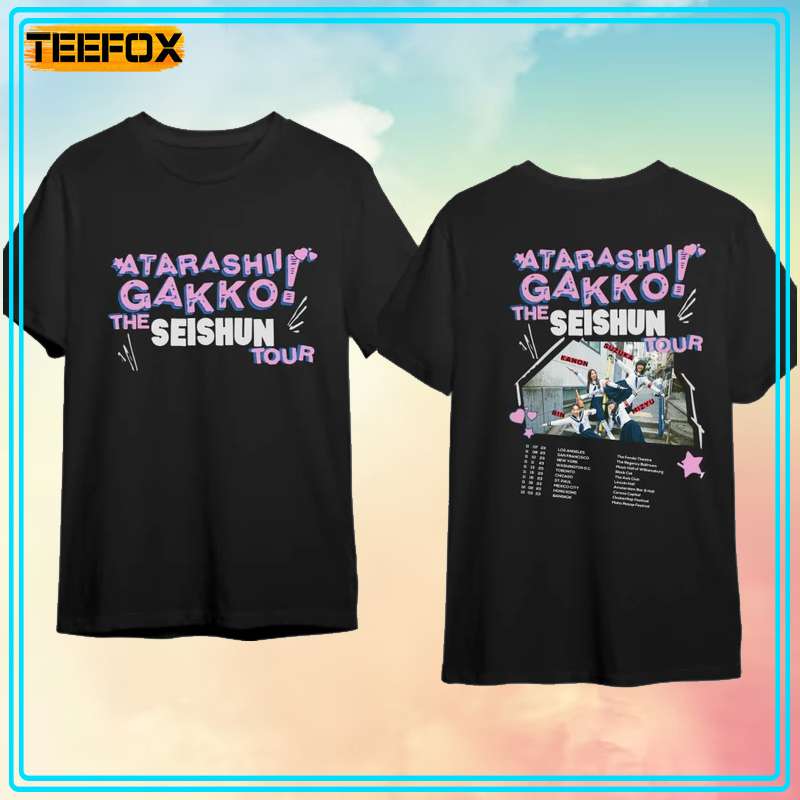 Atarashii Gakko The Seishun Tour 2023 Short-Sleeve T-Shirt