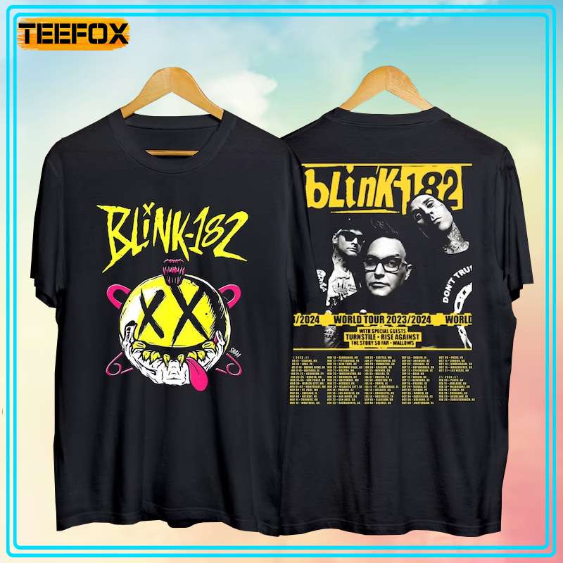 Blink 182 World Tour 2023-2024 Short-Sleeve T-Shirt