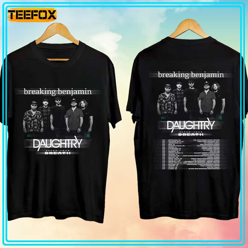 Breaking Benjamin US Tour 2024 Music T-Shirt