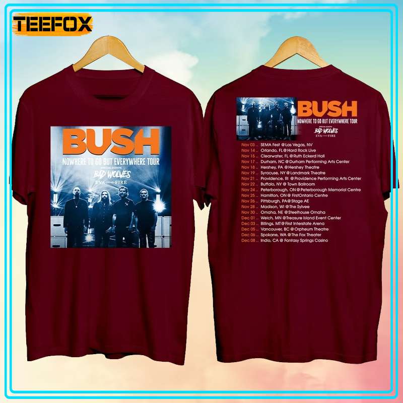 Bush Nowhere To Go But Everywhere The Greatest Hits 1994-2023 Short-Sleeve T-Shirt