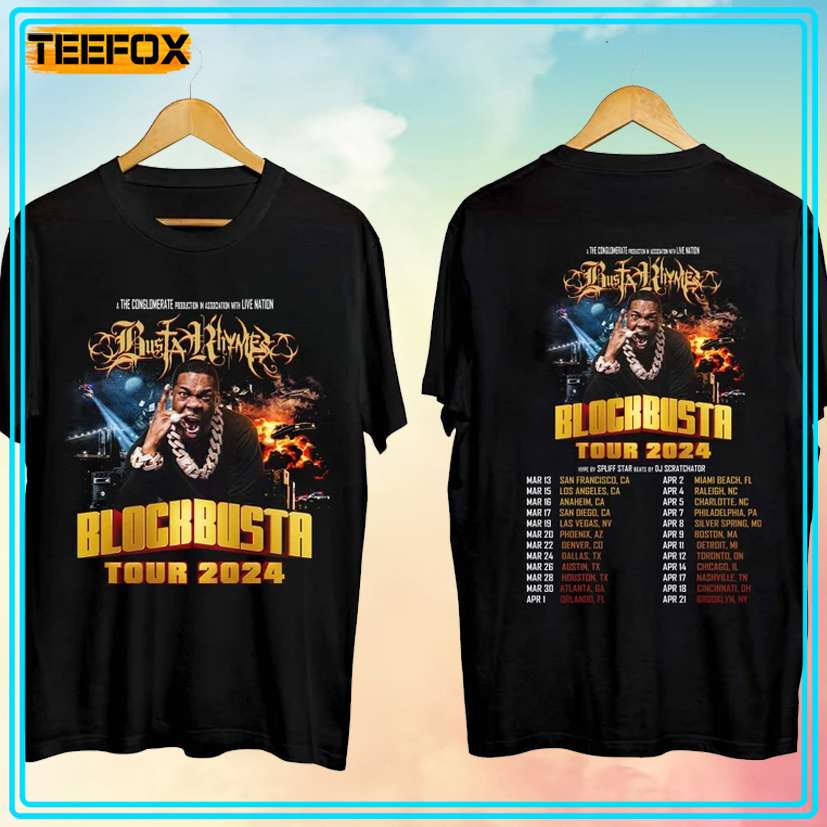 Busta Rhymes North American Tour 2024 Unisex T-Shirt