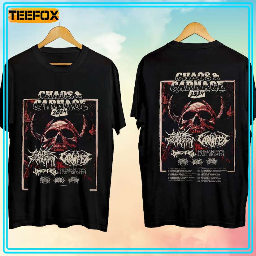 Cattle Decapitation and Carnifex Tour 2024 T-Shirt