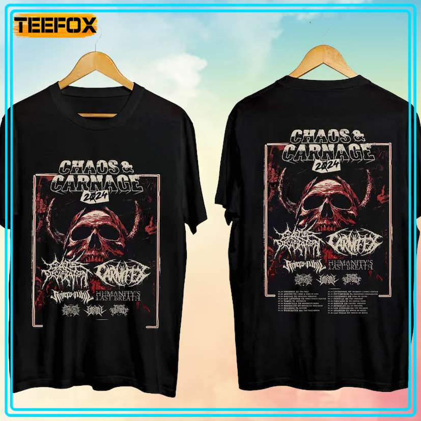 Cattle Decapitation and Carnifex Tour 2024 Unisex T-Shirt