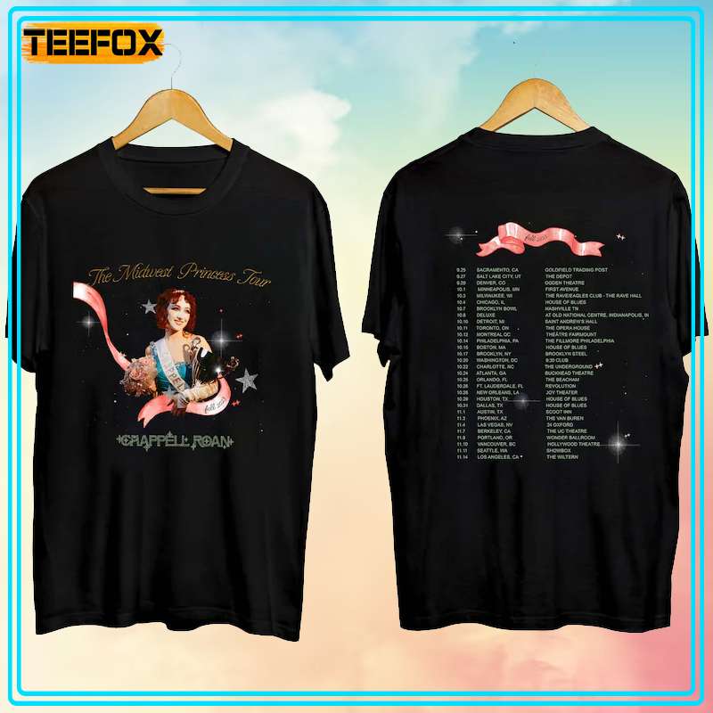 Chappell Roan The Midwest Princess Tour 2023 Concert Unisex T-Shirt