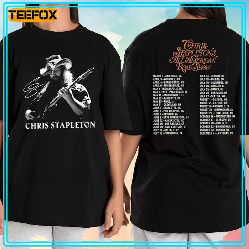 Chris Stapleton All American Road Show Tour 2024 T-Shirt