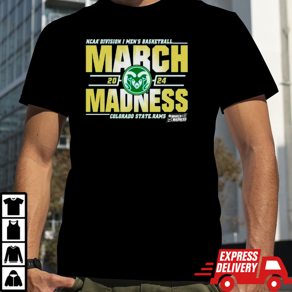 Colorado State Rams 2024 NCAA Division I Men’s basketball March Madness shirt