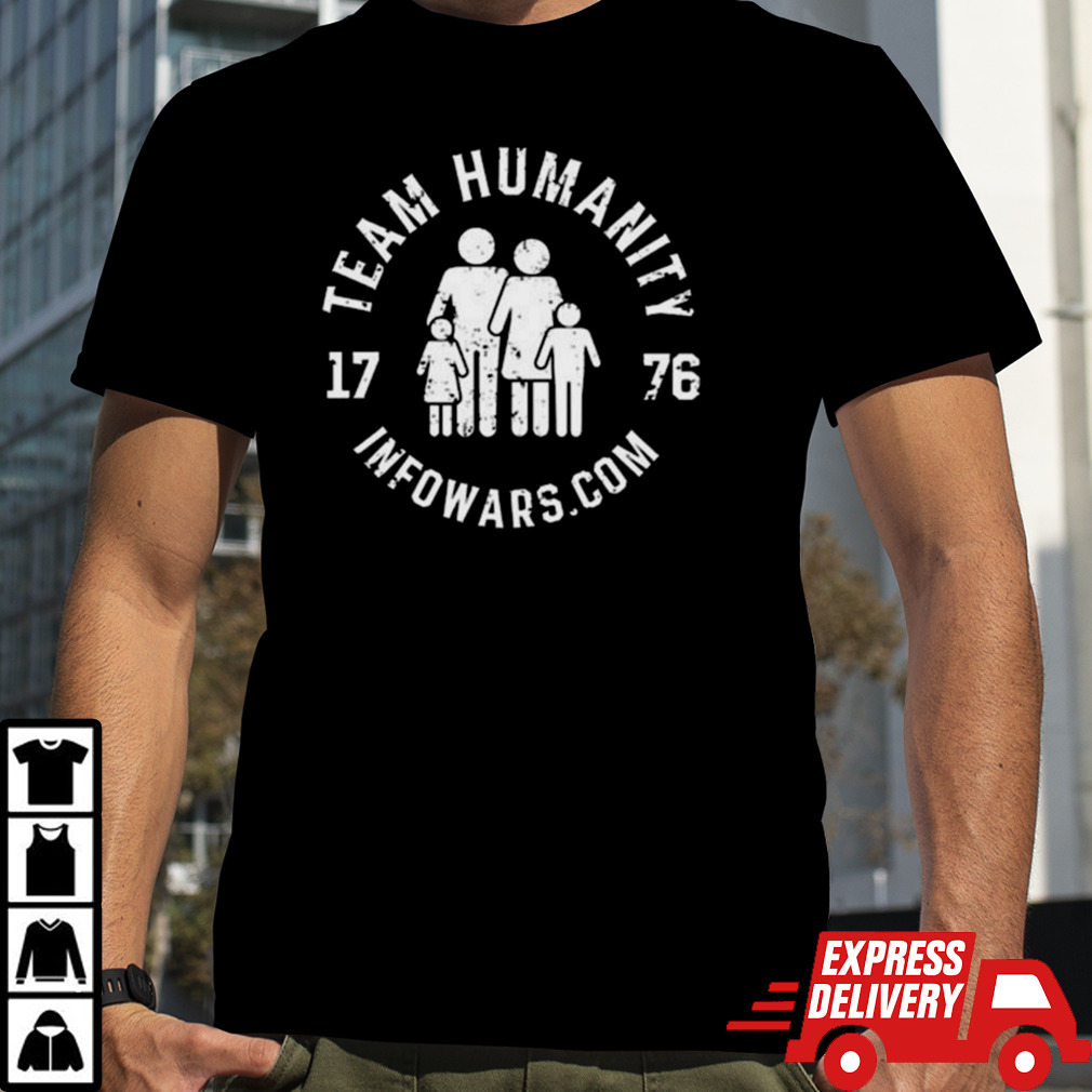 Damani Felder Wearing Team Humanity 1776 Infowars.com T-shirt