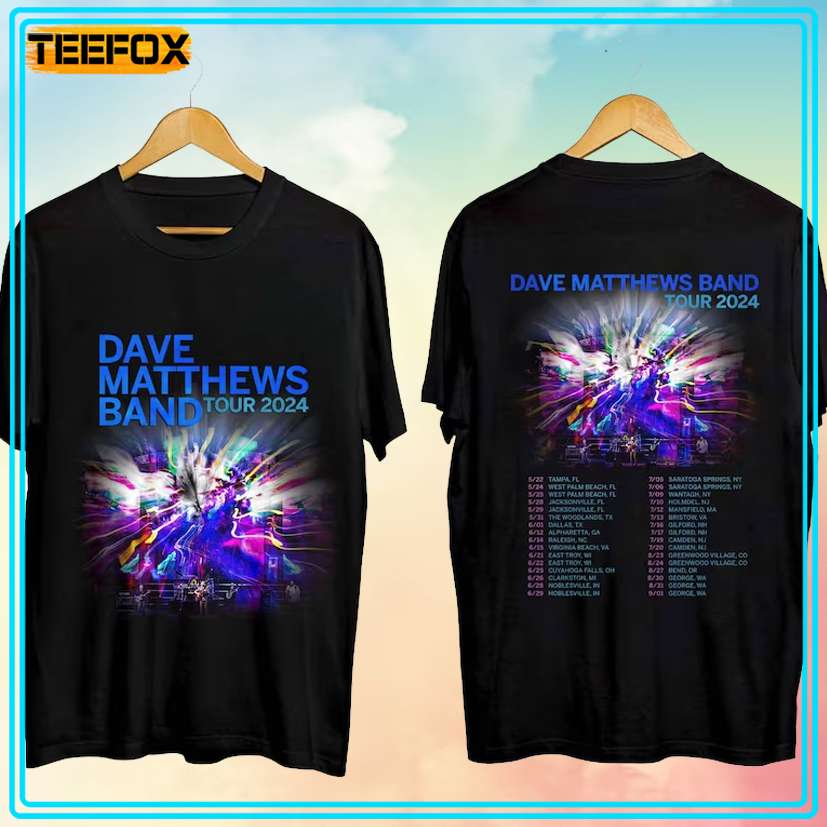 Dave Matthews Band Tour 2024 Concert T-Shirt