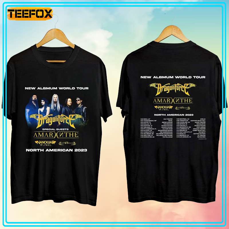 DragonForce Fall North American Tour 2023 Short-Sleeve T-Shirt