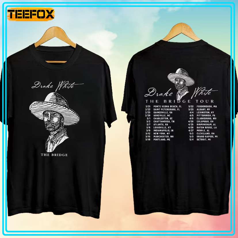 Drake White The Bridge Tour 2024 T-Shirt