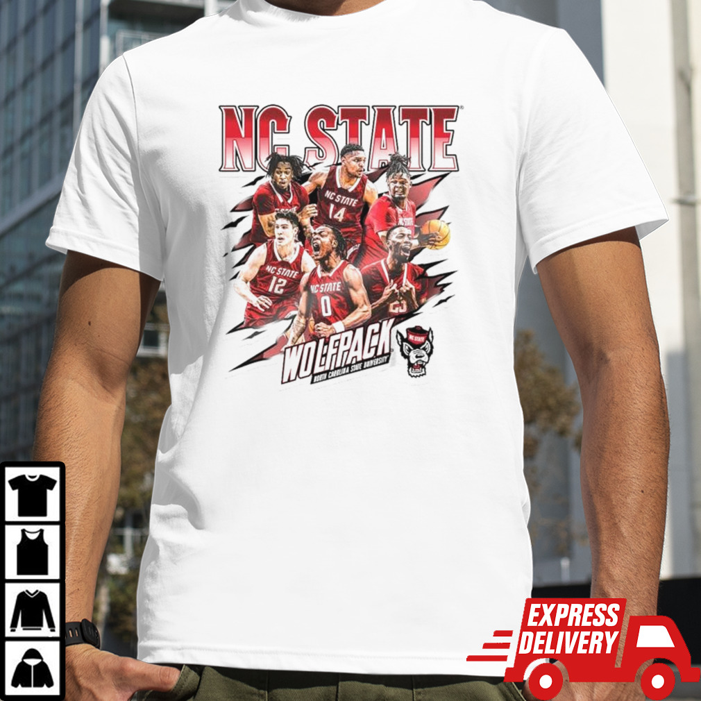 Nc State Wolfpack 2024 NCAA Men’s Basketball Tournament Official 2023 – 2024 Post Season Shirt