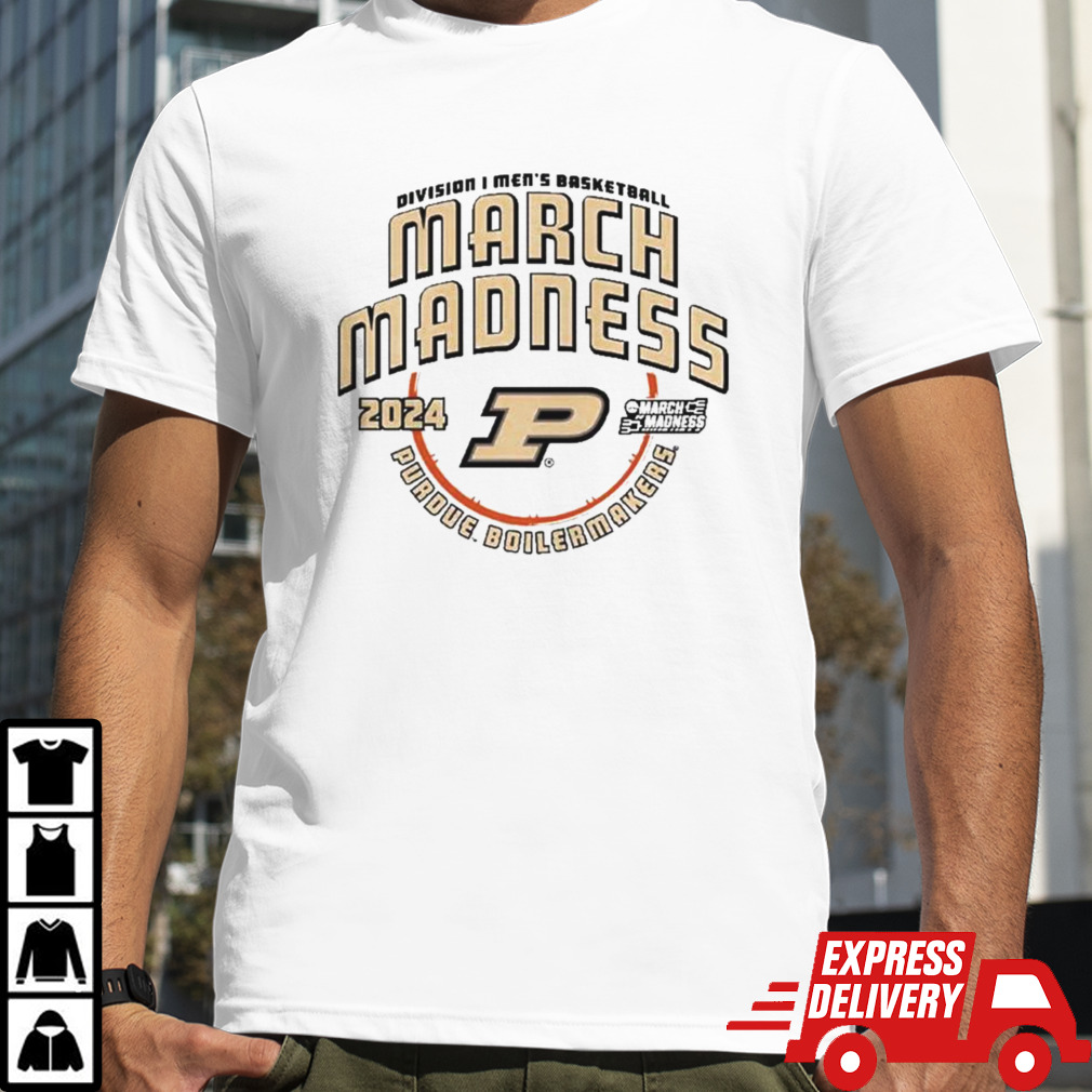 Purdue Boilermakers Division Men’s Basketball 2024 Ncaa Tournament Bound T-shirt