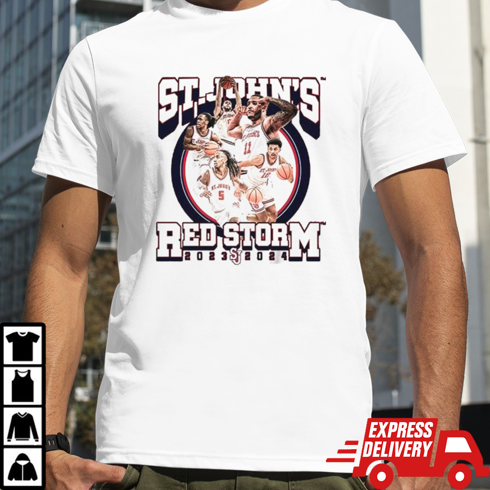 St. Johns Red Storm 2024 NCAA Men’s Basketball 2023 – 2024 Post Season Shirt