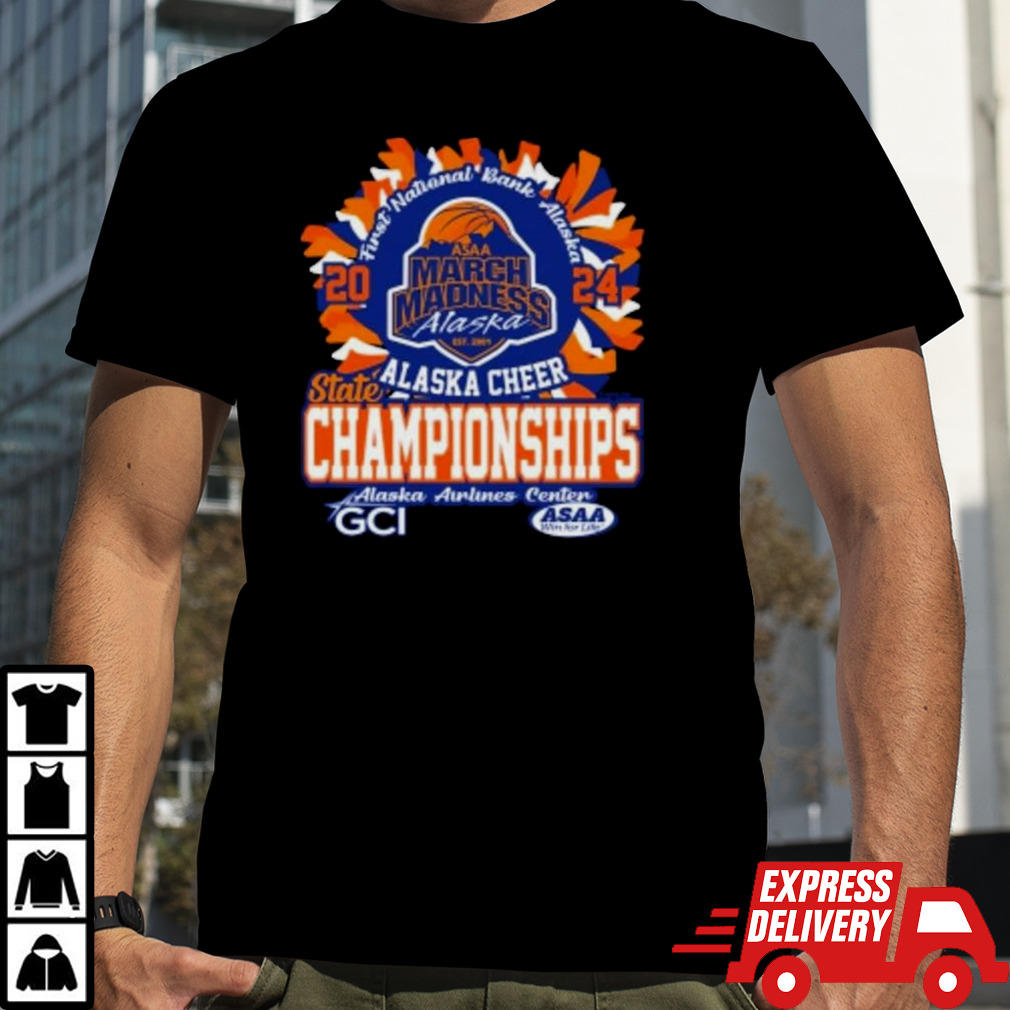 Asaa March Madness Alaska Cheer State Championships 2024 T-shirt