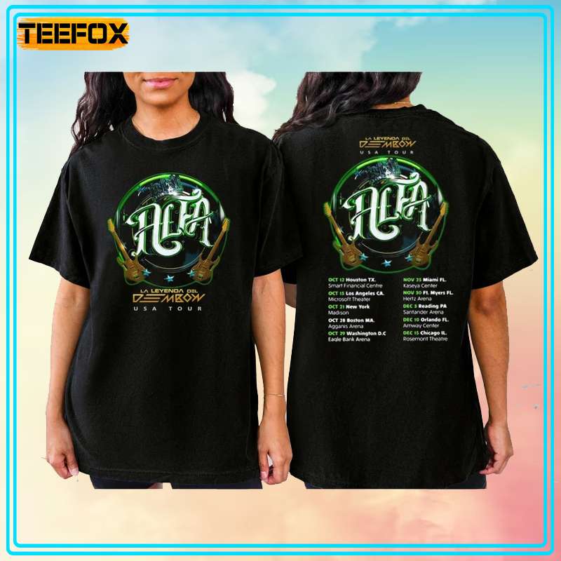 El Alfa La Leyenda Del Dembow Tour 2023 Concert Unisex T-Shirt