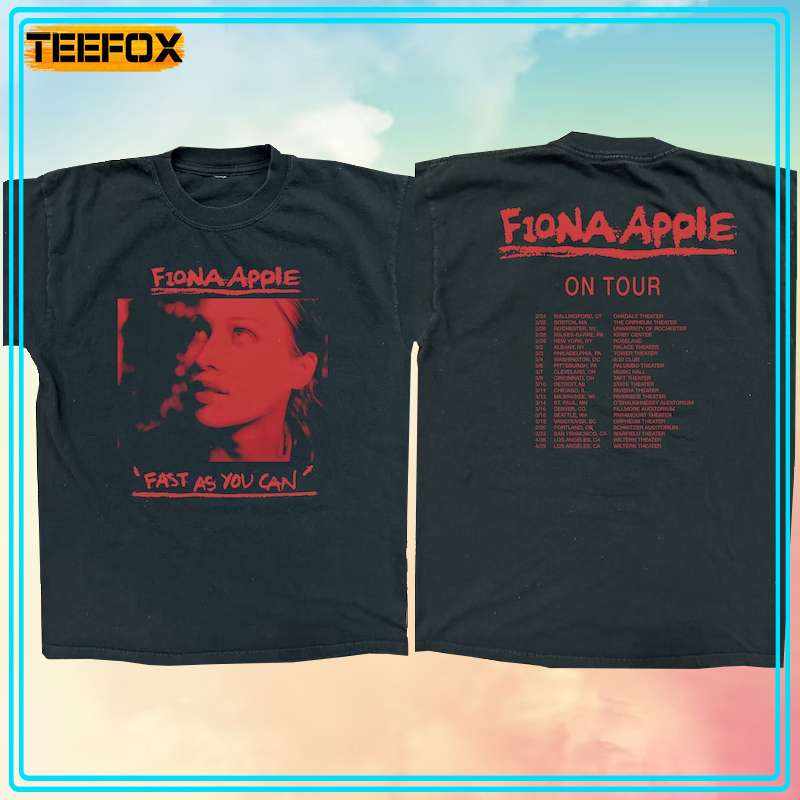 Fiona Apple Fast As You Can On Tour Short-Sleeve T-Shirt