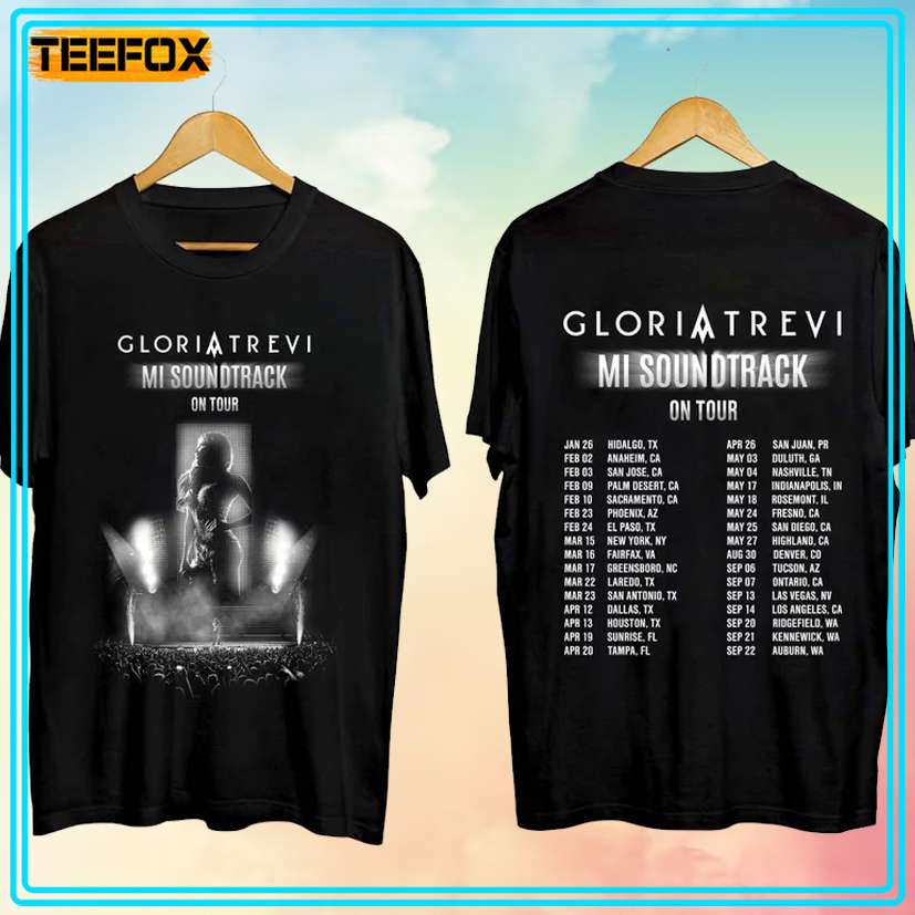 Gloria Trevi Mi Sound Track Tour 2024 Concert T-Shirt