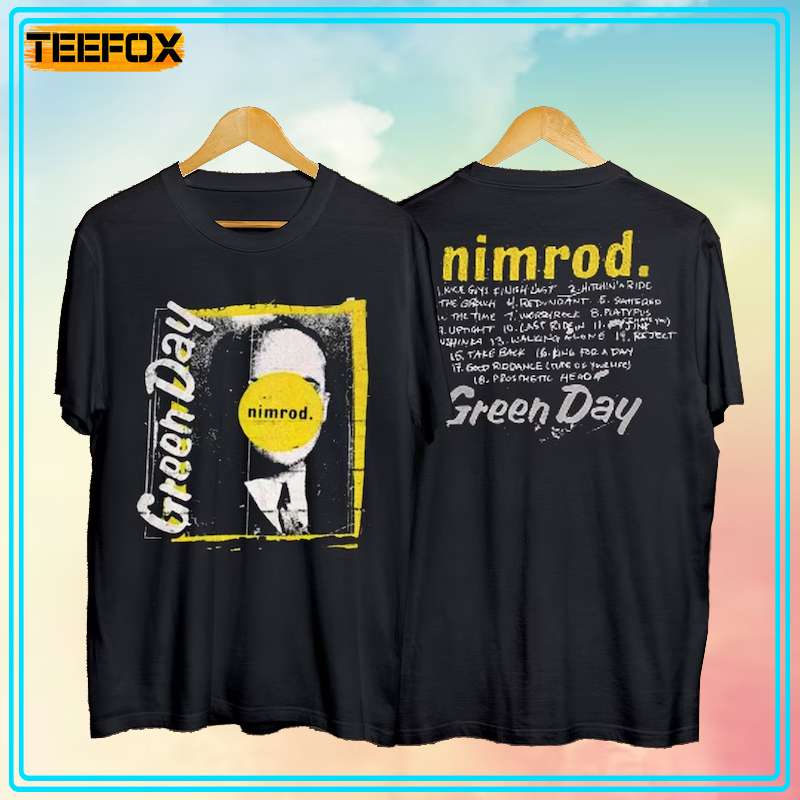 Green Day Nimrod Tracklist 1997 Short-Sleeve T-Shirt