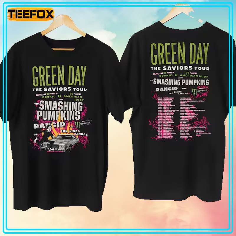 Green Day The Saviors Tour 2024 Short-Sleeve T-Shirt